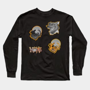 Halloween Werewolf Pack 4 Long Sleeve T-Shirt